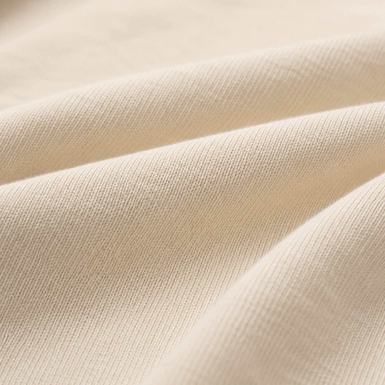 Ivory Cream Oversized Drop Shoulder T-Shirt