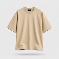Desert Sand Oversized Drop Shoulder T-Shirt
