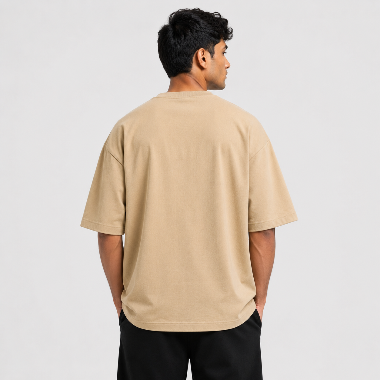 Desert Sand Oversized Drop Shoulder T-Shirt