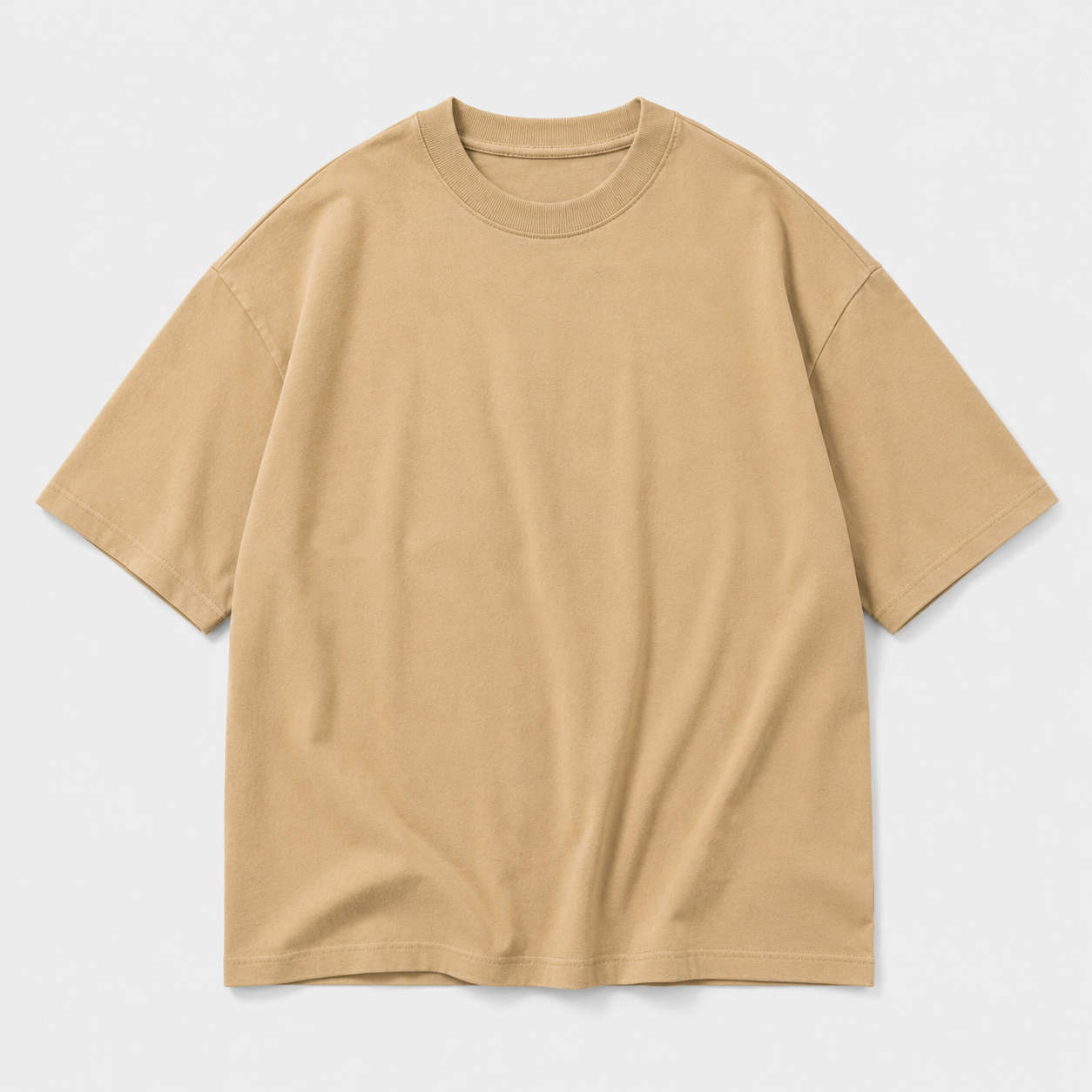 Desert Sand Oversized Drop Shoulder T-Shirt