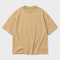 Desert Sand Oversized Drop Shoulder T-Shirt