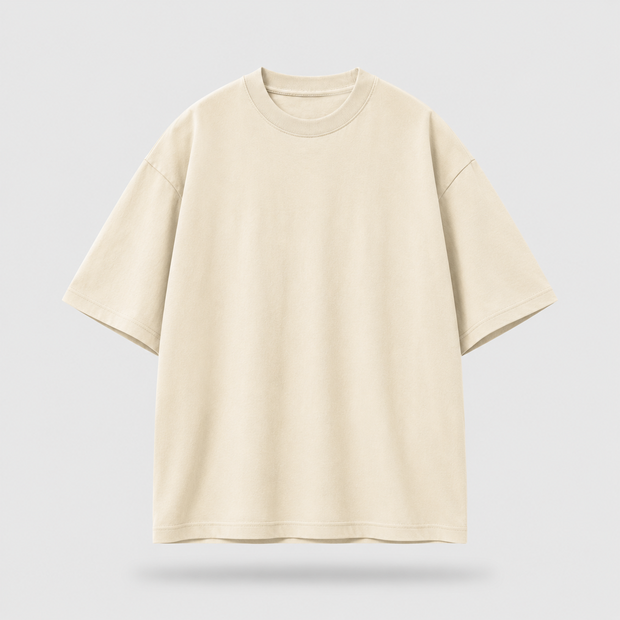 Vanilla Mist Oversized Drop Shoulder T-Shirt