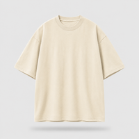 Vanilla Mist Oversized Drop Shoulder T-Shirt