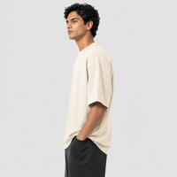 Vanilla Mist Oversized Drop Shoulder T-Shirt