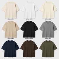 Vanilla Mist Oversized Drop Shoulder T-Shirt