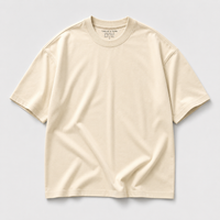 Vanilla Mist Oversized Drop Shoulder T-Shirt