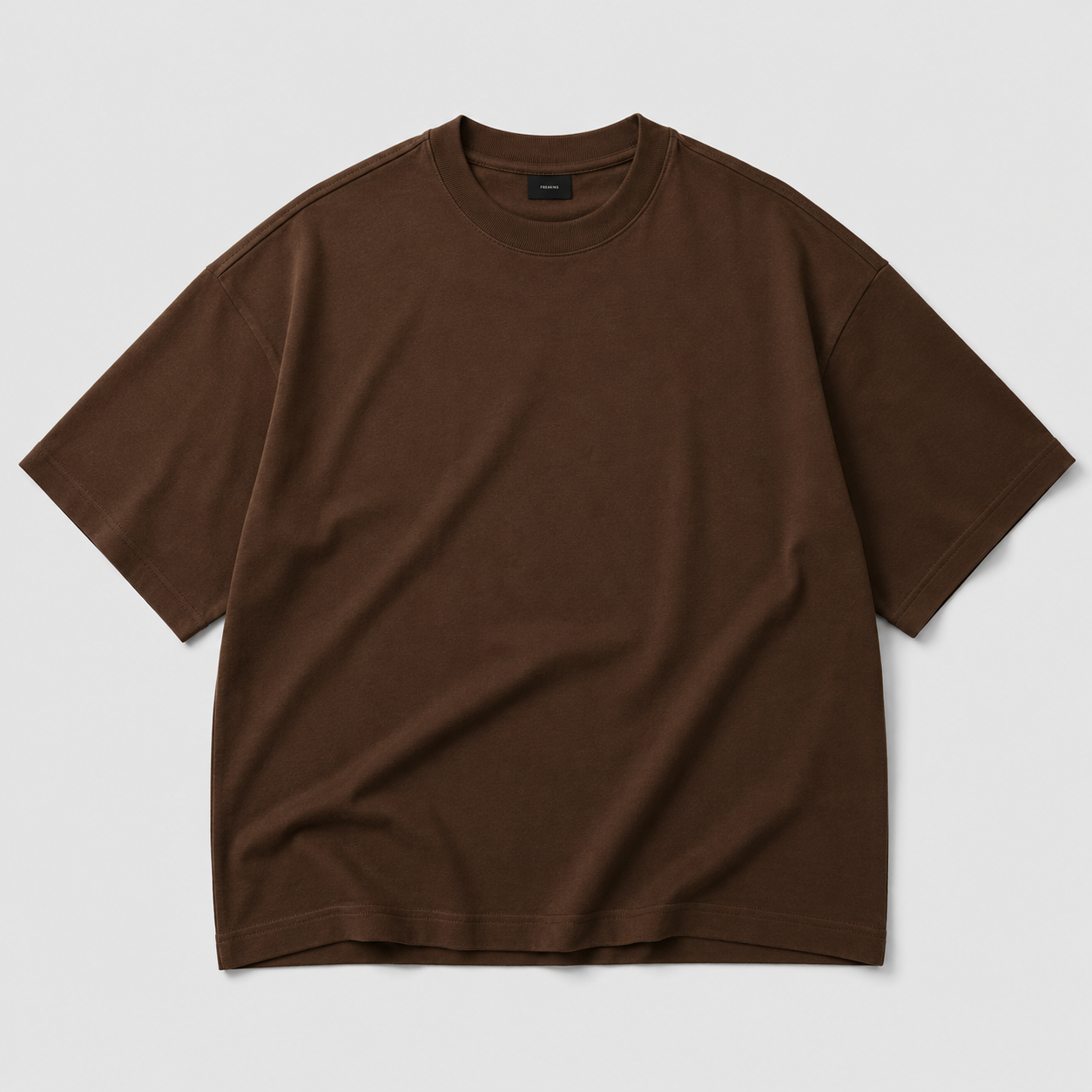 Espresso Brown Oversized Drop Shoulder T-Shirt