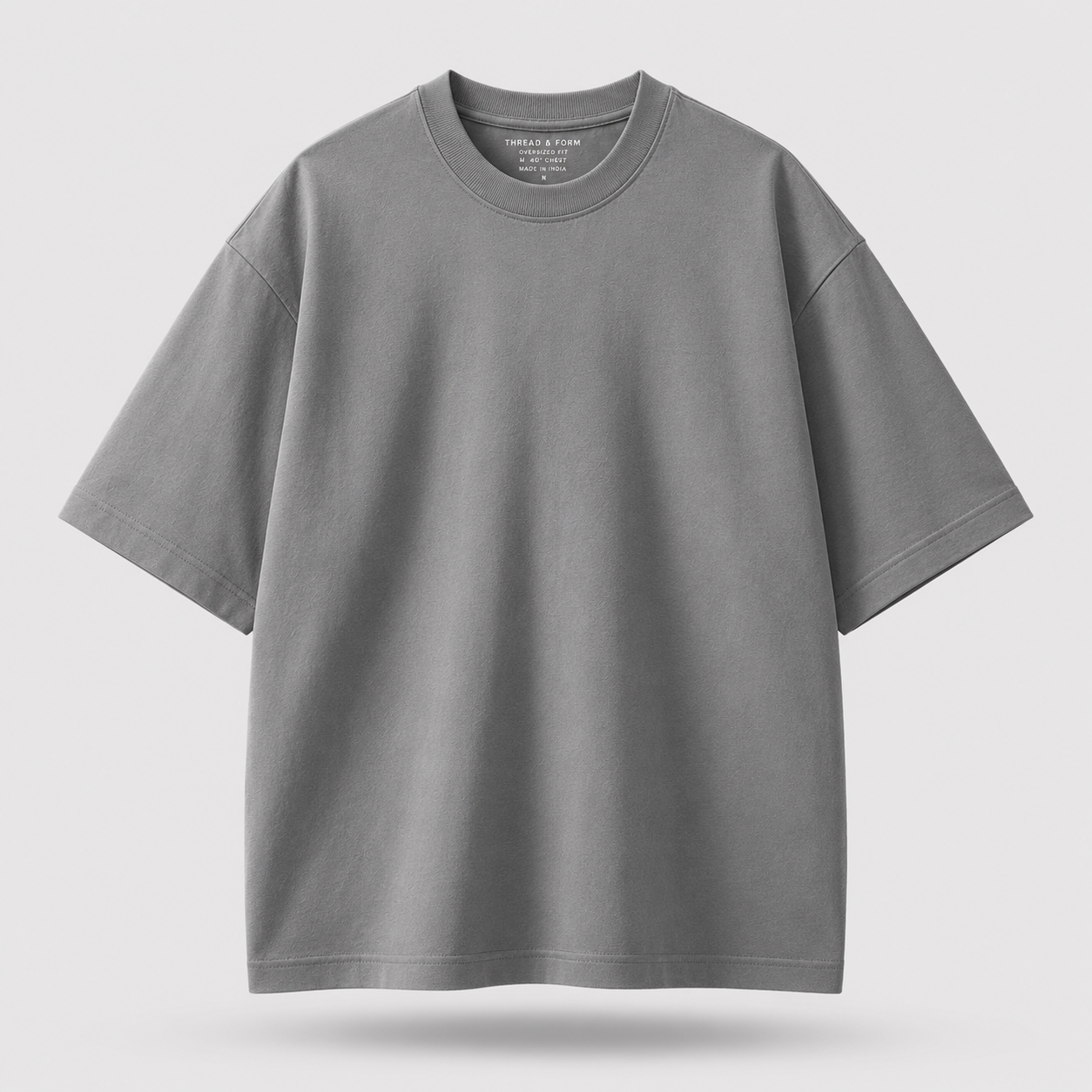 Urban Grey Oversized Drop Shoulder T-Shirt
