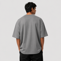 Urban Grey Oversized Drop Shoulder T-Shirt