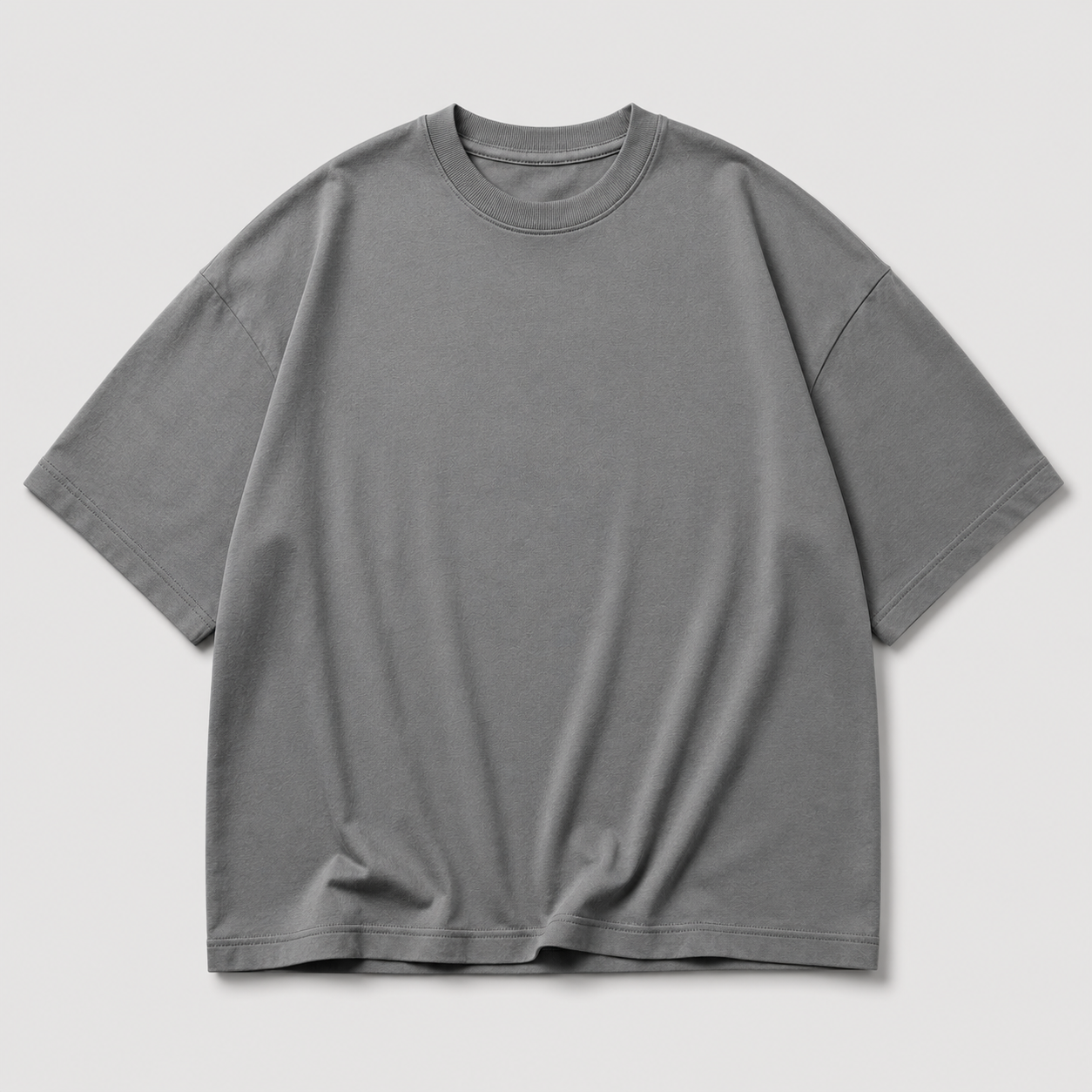 Urban Grey Oversized Drop Shoulder T-Shirt