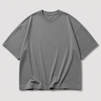 Urban Grey Oversized Drop Shoulder T-Shirt