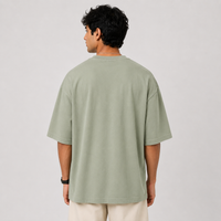 Sage Mist Oversized Drop Shoulder T-Shirt