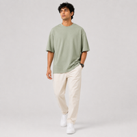Sage Mist Oversized Drop Shoulder T-Shirt
