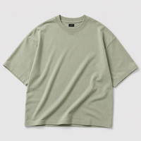 Sage Mist Oversized Drop Shoulder T-Shirt