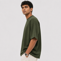 Woodland Green Oversized Drop Shoulder T-Shirt
