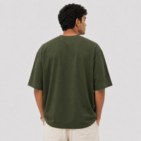 Woodland Green Oversized Drop Shoulder T-Shirt