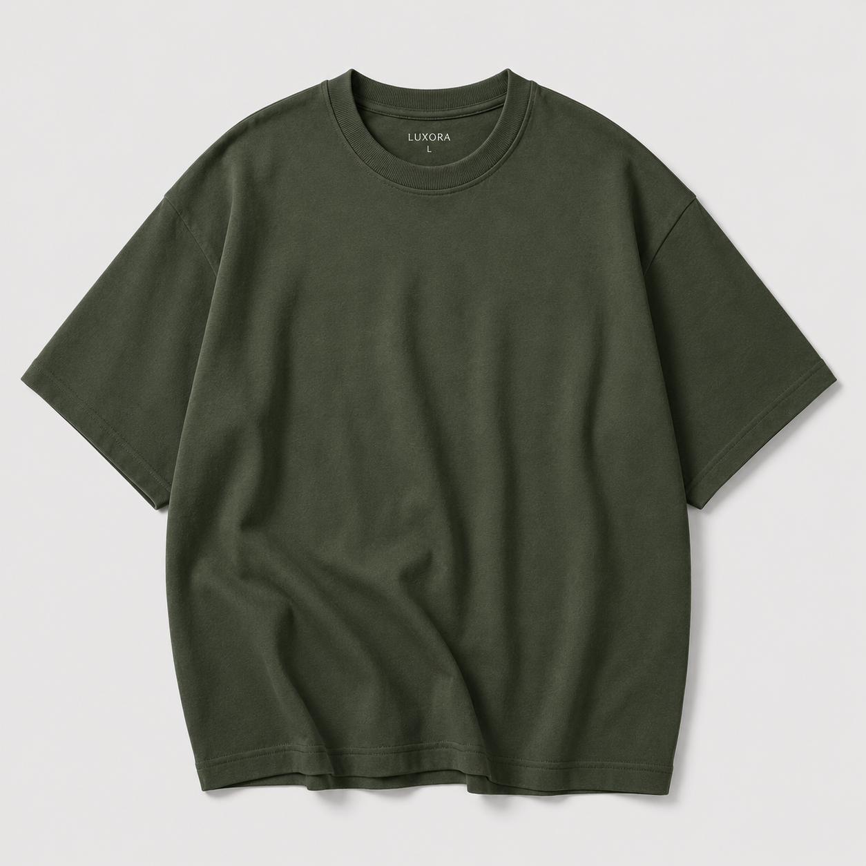 Woodland Green Oversized Drop Shoulder T-Shirt