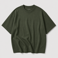 Woodland Green Oversized Drop Shoulder T-Shirt