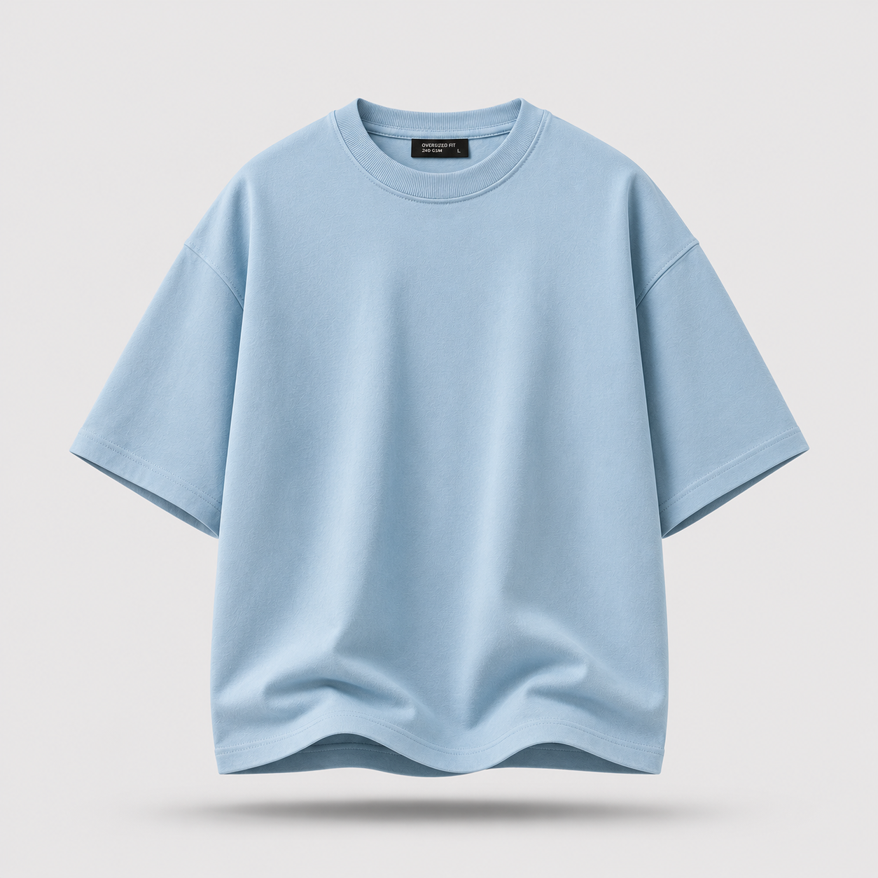 Glacier Blue Oversized Drop Shoulder T-Shirt