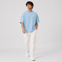 Glacier Blue Oversized Drop Shoulder T-Shirt