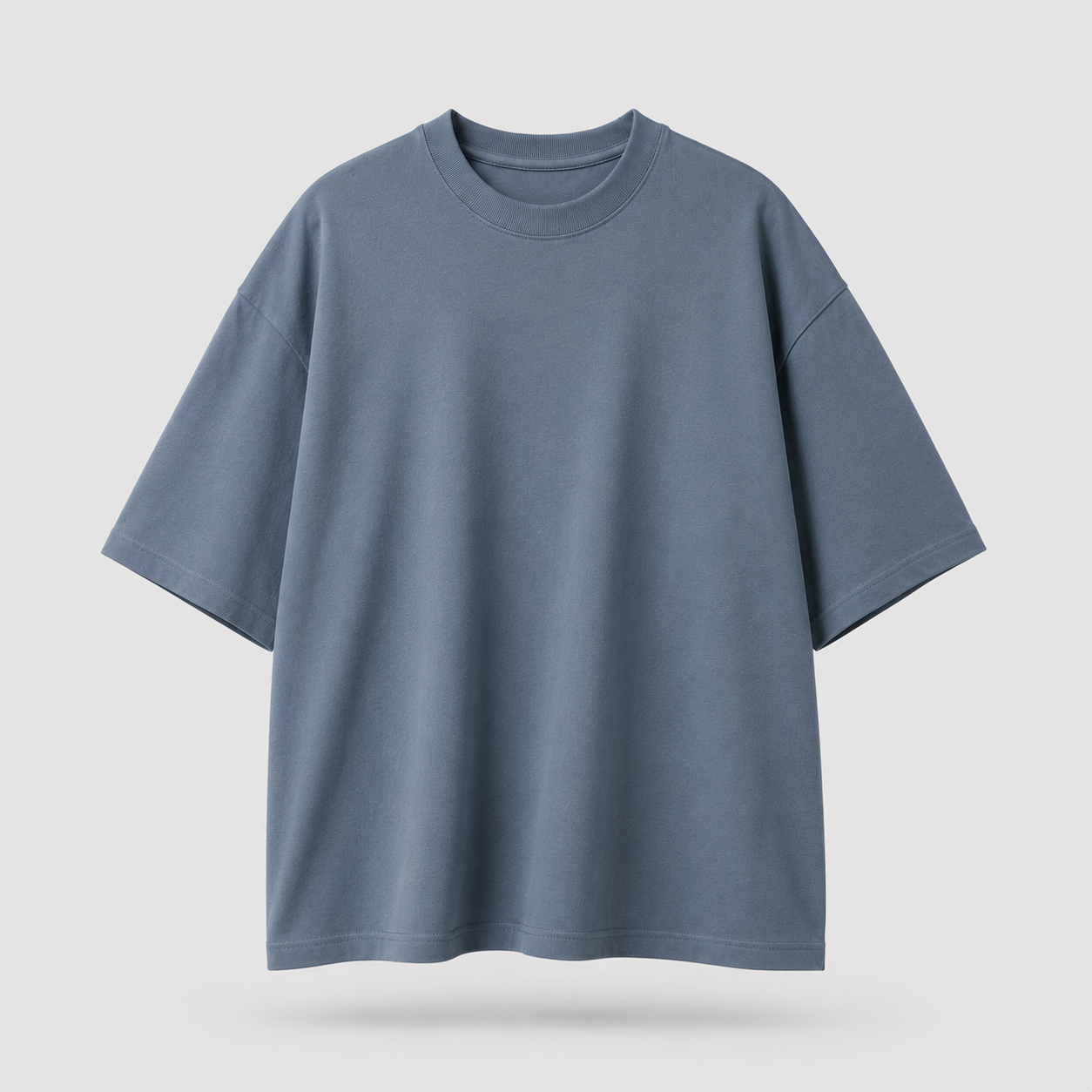 Storm Blue Oversized Drop Shoulder T-Shirt