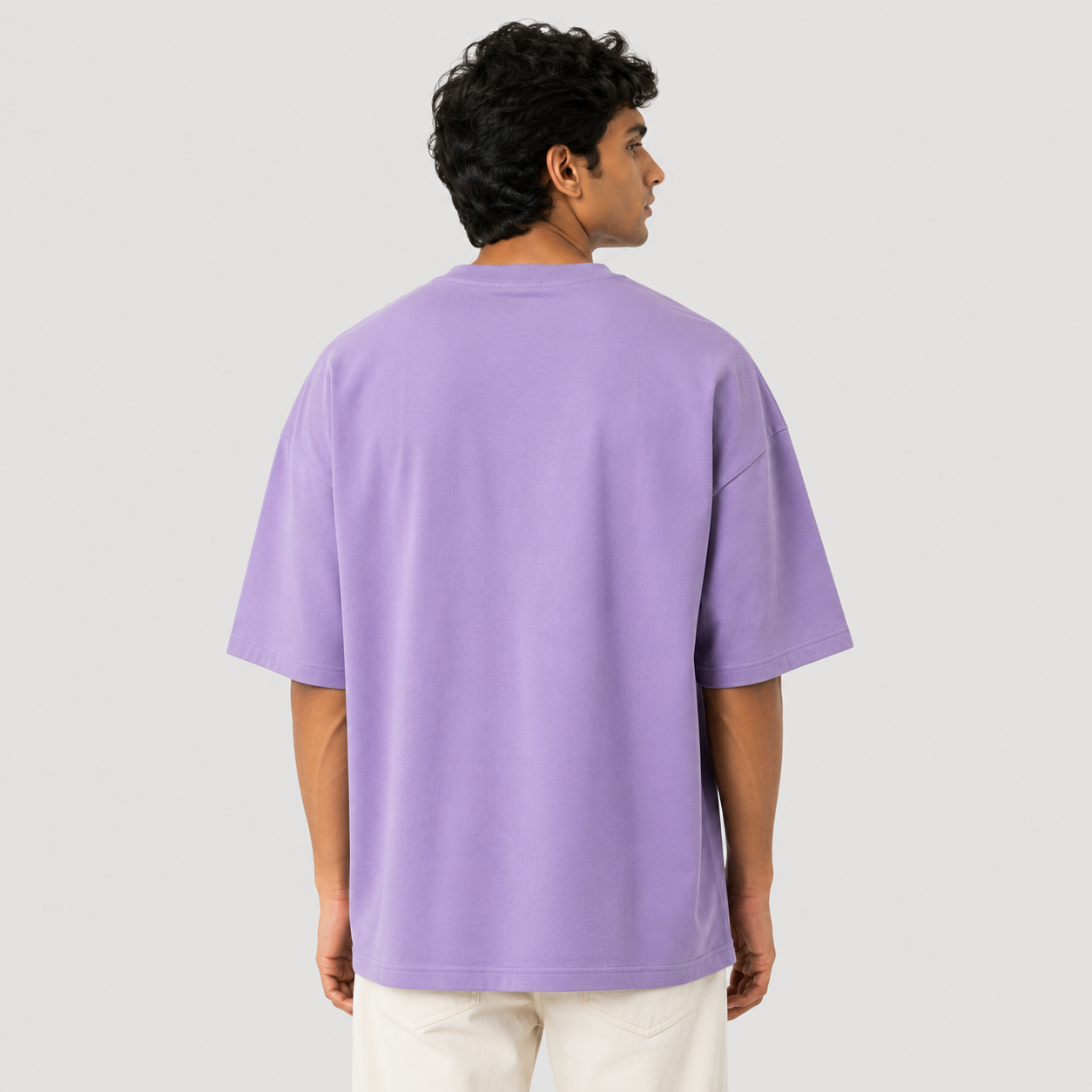 Lavender Haze Oversized Drop Shoulder T-Shirt