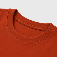 Terracotta Rust Oversized Drop Shoulder T-Shirt