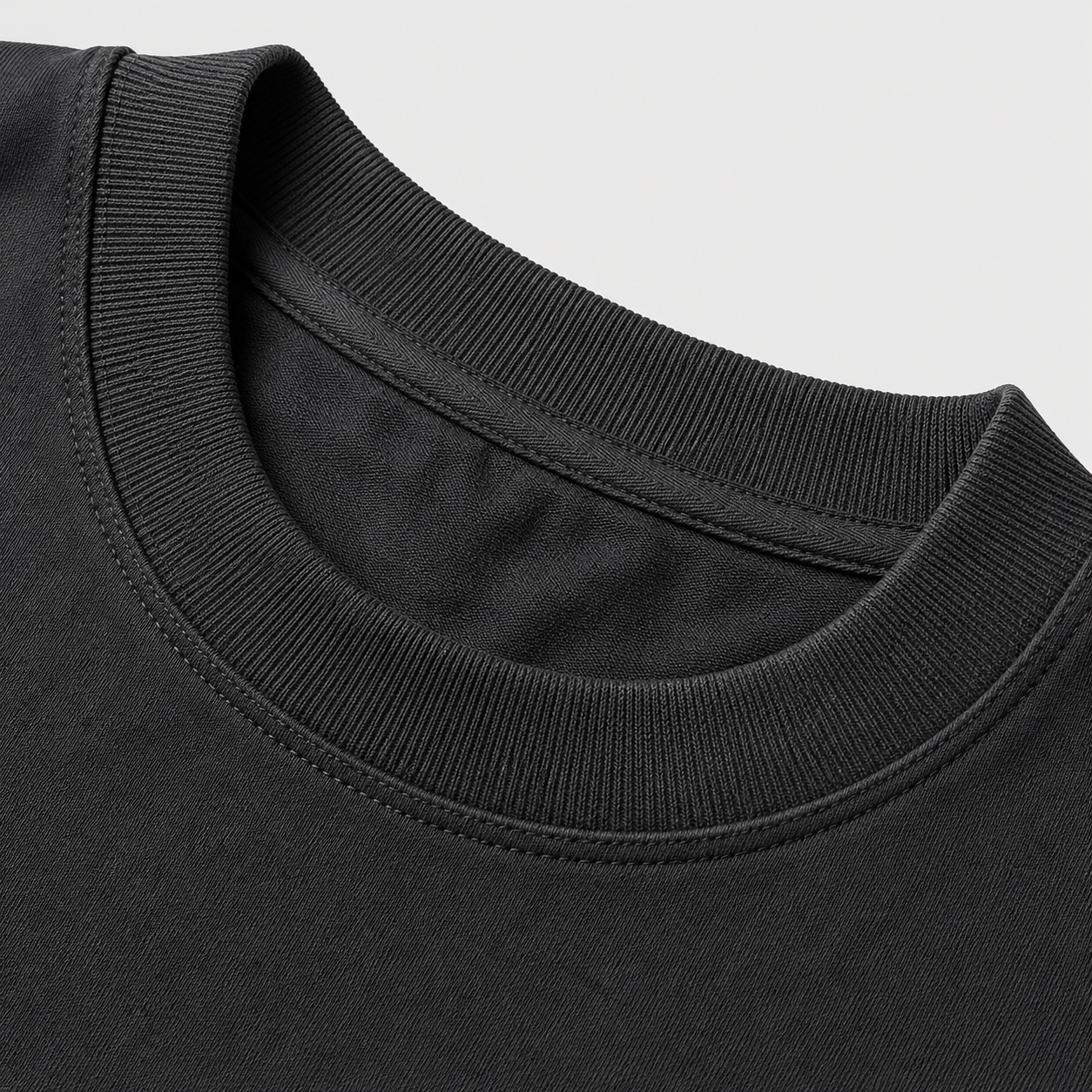 Shadow Charcoal Oversized Drop Shoulder T-Shirt