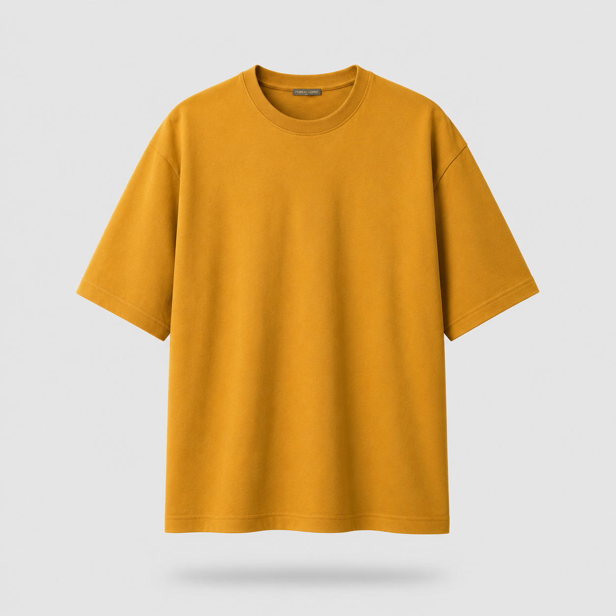 Golden Mustard Oversized Drop Shoulder T-Shirt