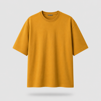 Golden Mustard Oversized Drop Shoulder T-Shirt