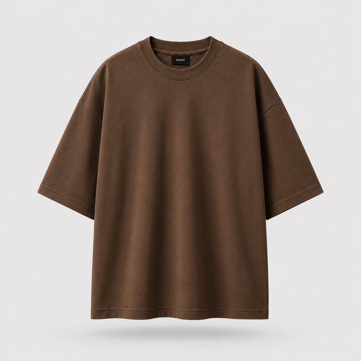 Mocha Earth Oversized Drop Shoulder T-Shirt