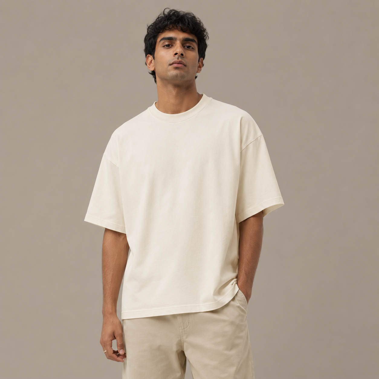 New Pack of 3 Drop Shoulder T-shirts