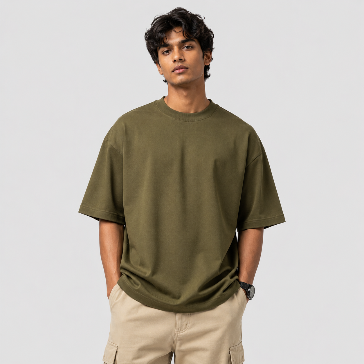 New Pack of 3 Drop Shoulder T-shirts