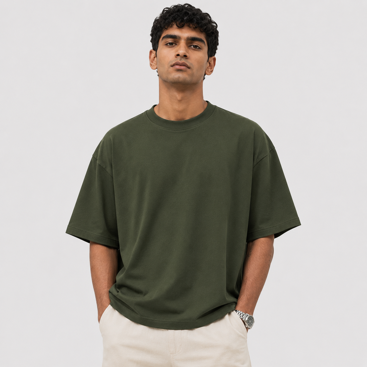 New Pack of 3 Drop Shoulder T-shirts